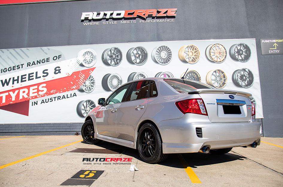 SUBARU IMPREZA CHEETAH SPORTS BLACK SUEDE